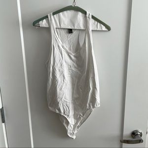 white tank top body suit